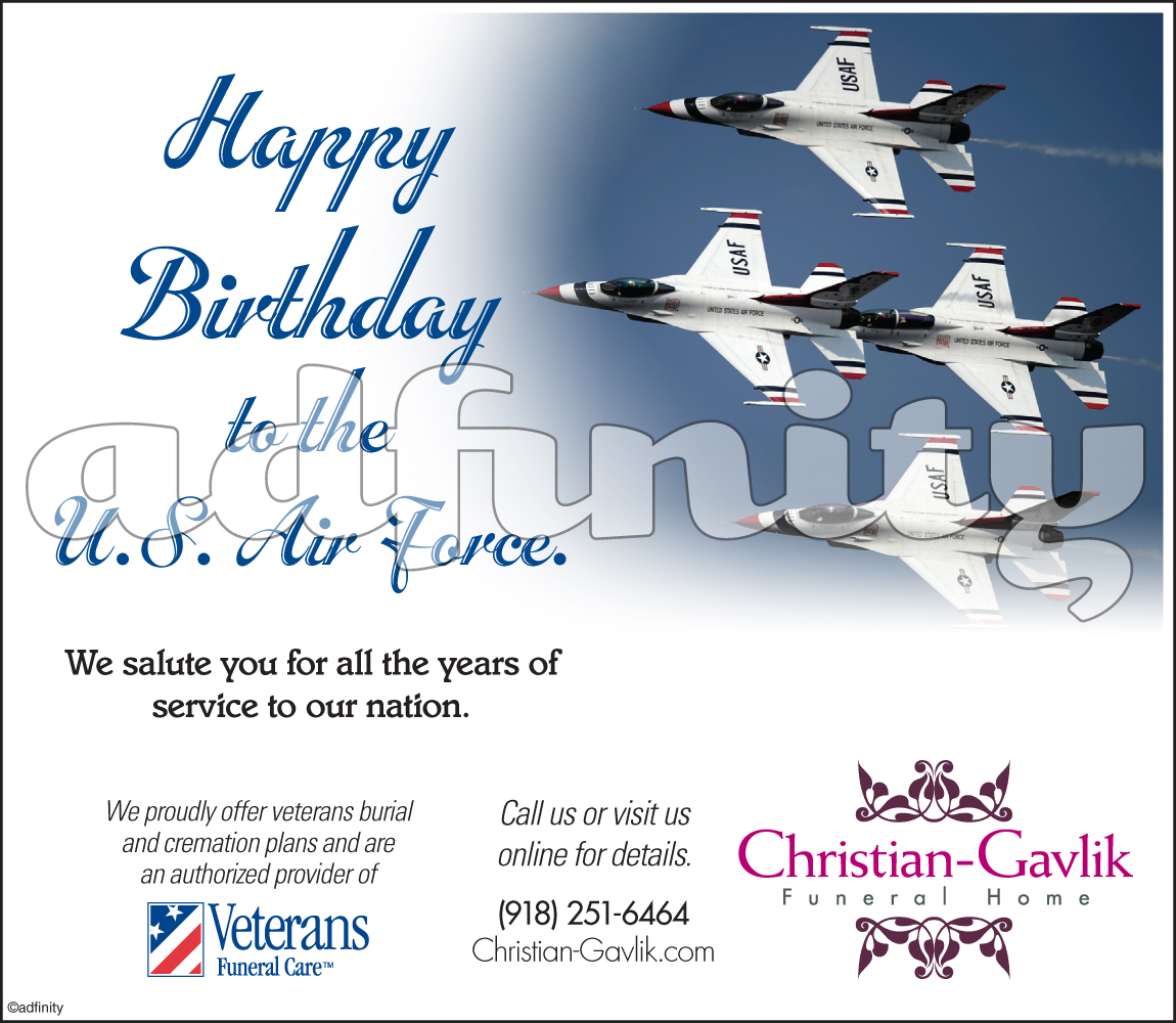 Happy birthday U.S. Air Force! - adfinity