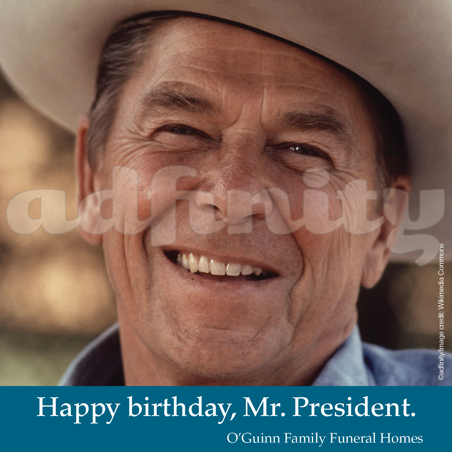 Happy birthday, Mr. President (Ronald Reagan Birthday) - adfinity