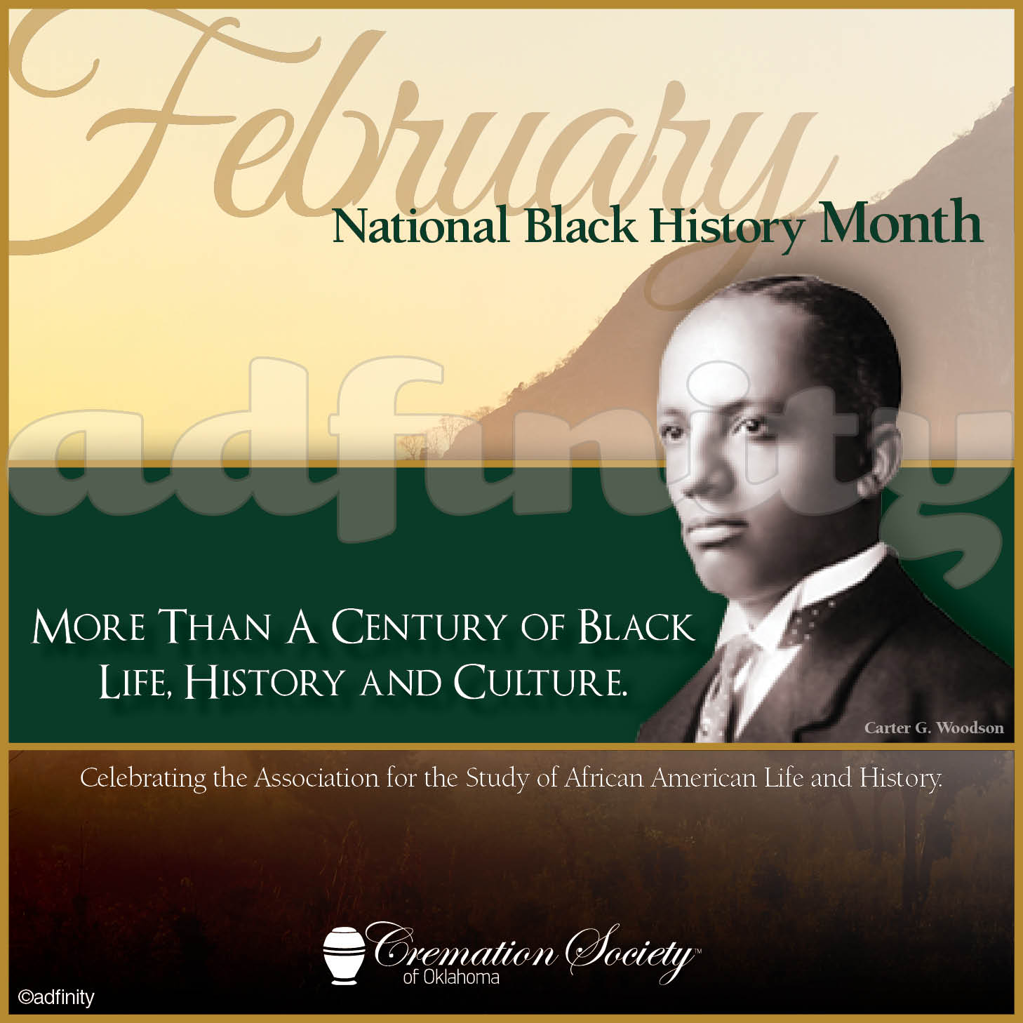 February National Black History Month Facebook Adfinity