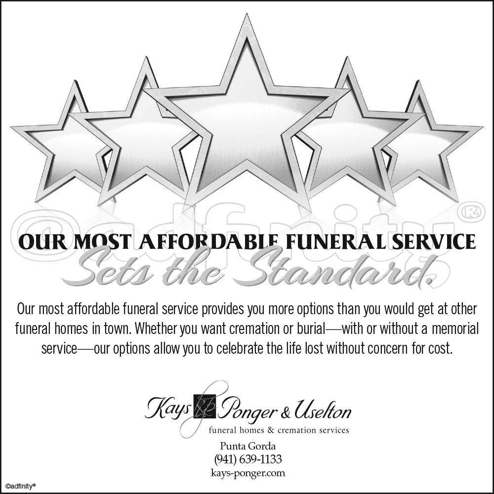 Our most affordable funeral service sets the standard. adfinity
